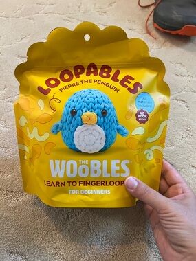 The Woobles Pierre the Penguin Loopables Kit NIB